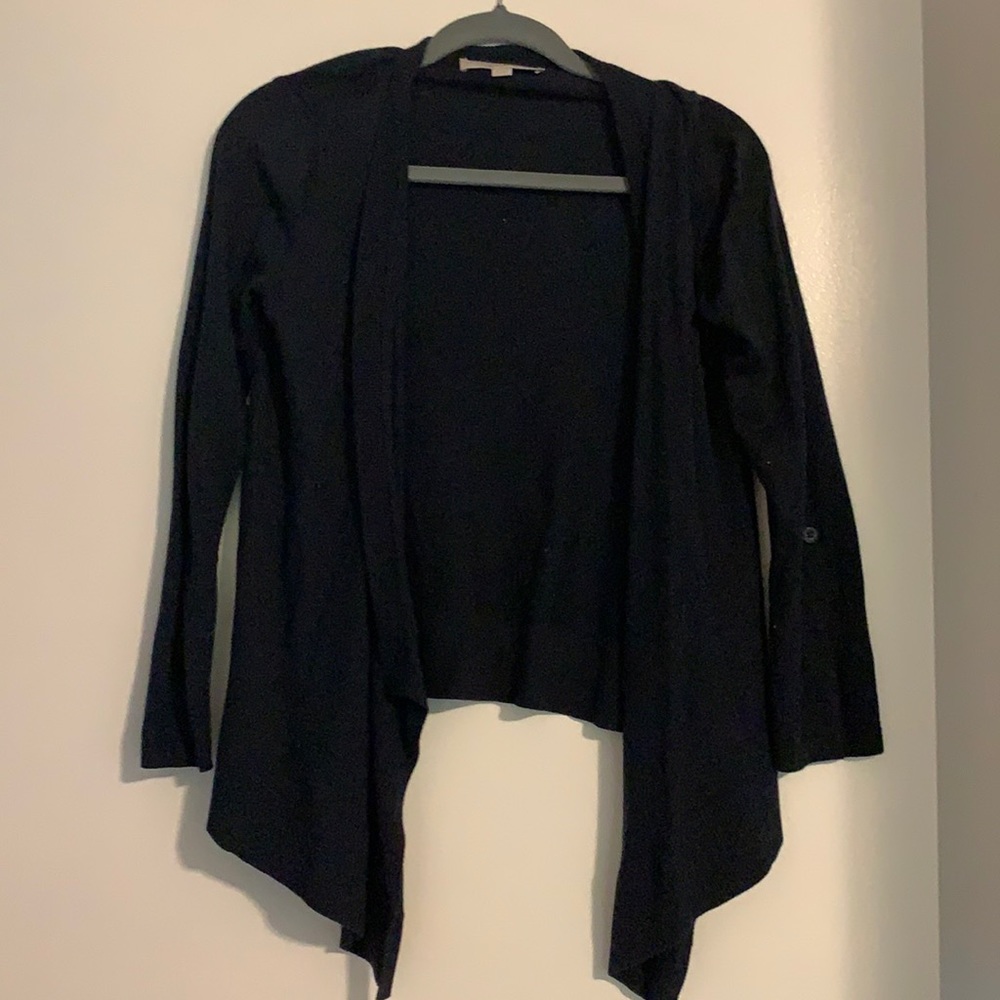 Blue draped flowing Cardigan